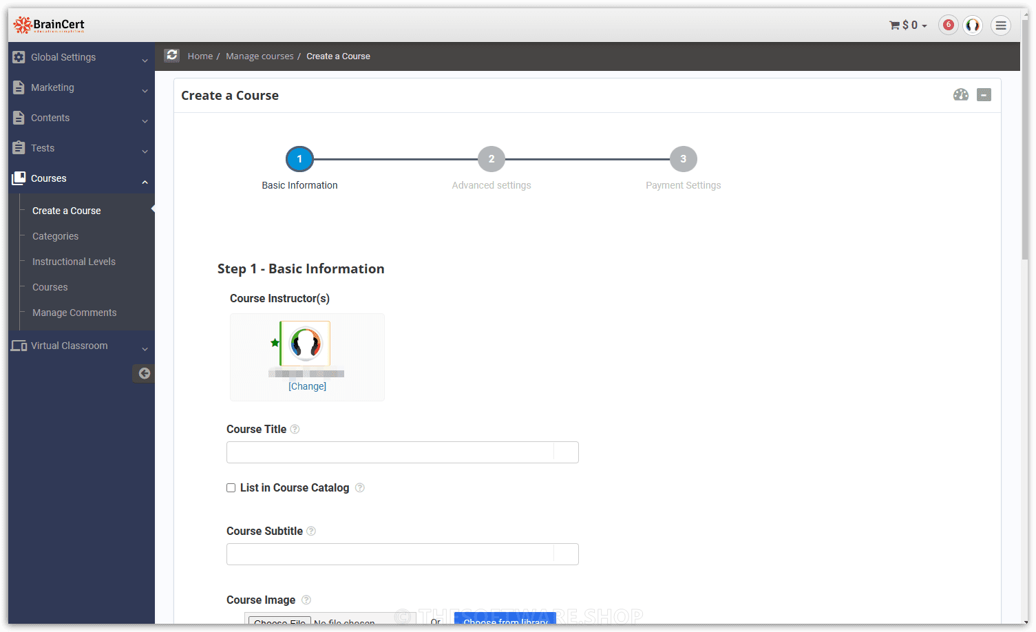 BrainCert Course Creation Tool