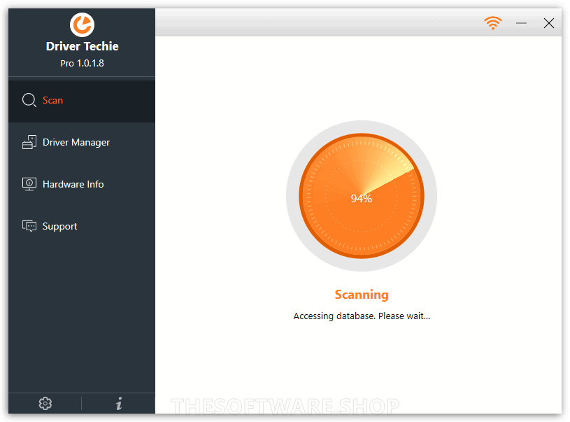 Driver Techie Pro Scanning