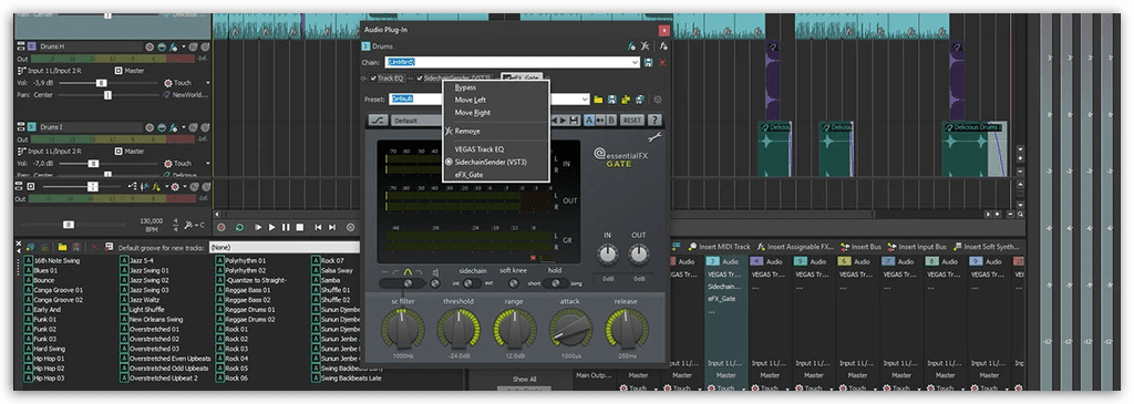 ACID Pro 11 Groove Sidechaining