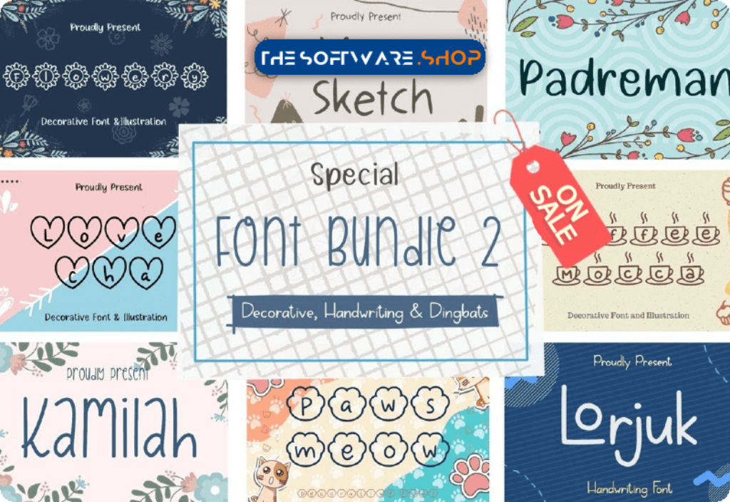 Creative Fabrica Special Font Bundle 2 Discount Sale