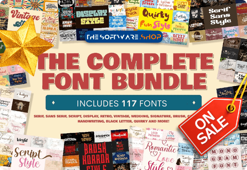 Creative Fabrica The Complete Font Bundle PutraCetol Discount Sale