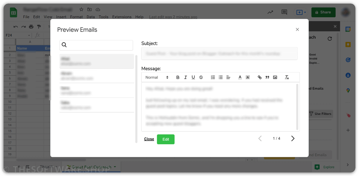 RangeFlow Preview Before Send