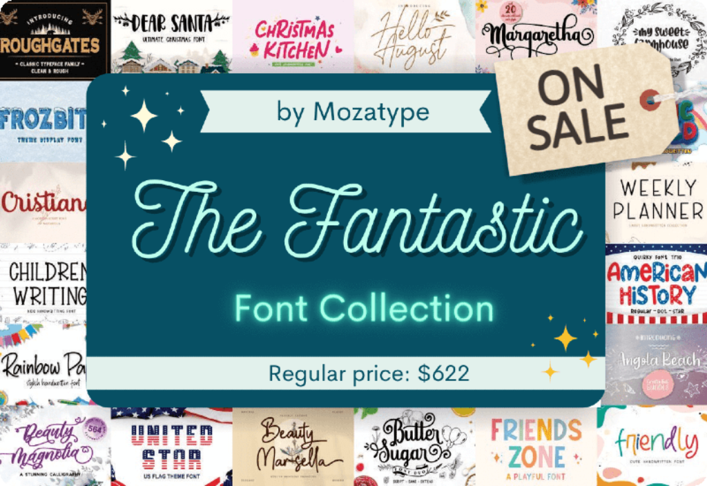 The Fantastic Font Collection Bundle Discount Sale Coupon