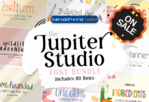 The Jupiter Studio Font Bundle Discount Sale