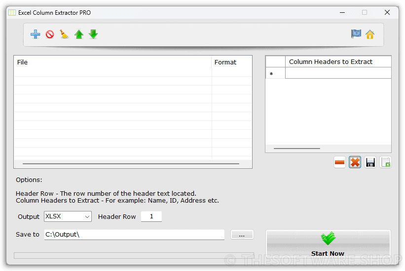 Excel Column Extractor PRO Screenshot 2