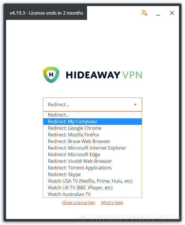 Hideaway VPN Redirect for