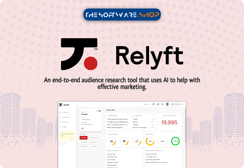 Software Giveaway – Relyft: Lifetime Deal | The End-to-end Audience Research Tool