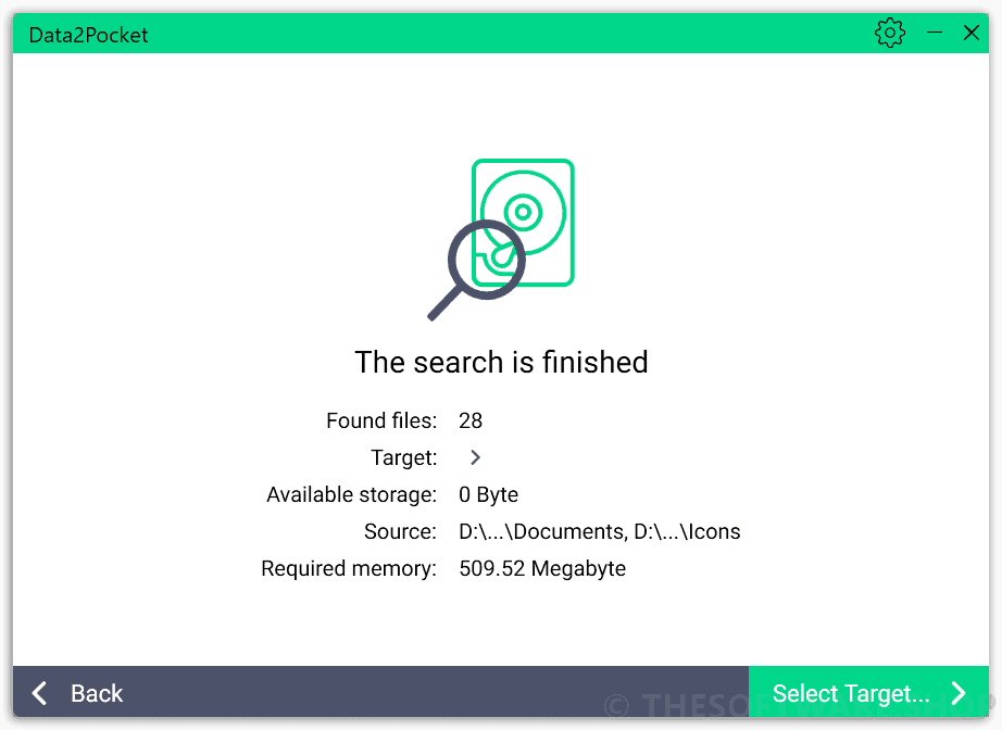 Abelssoft Data2Pocket Searching