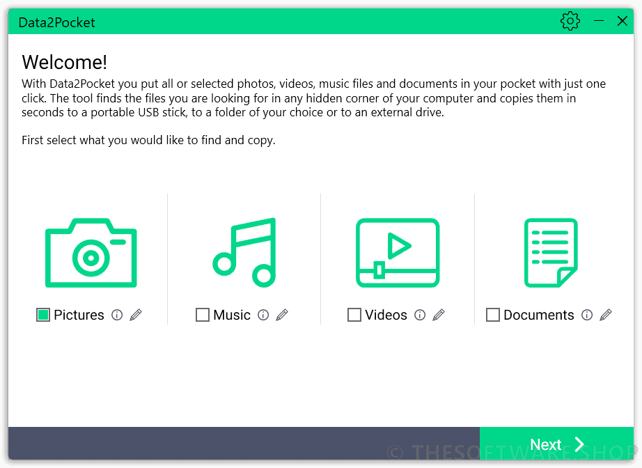 Abelssoft Data2Pocket Welcome Start
