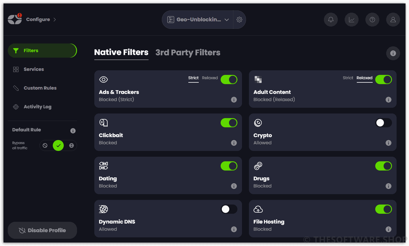 Control D Filters