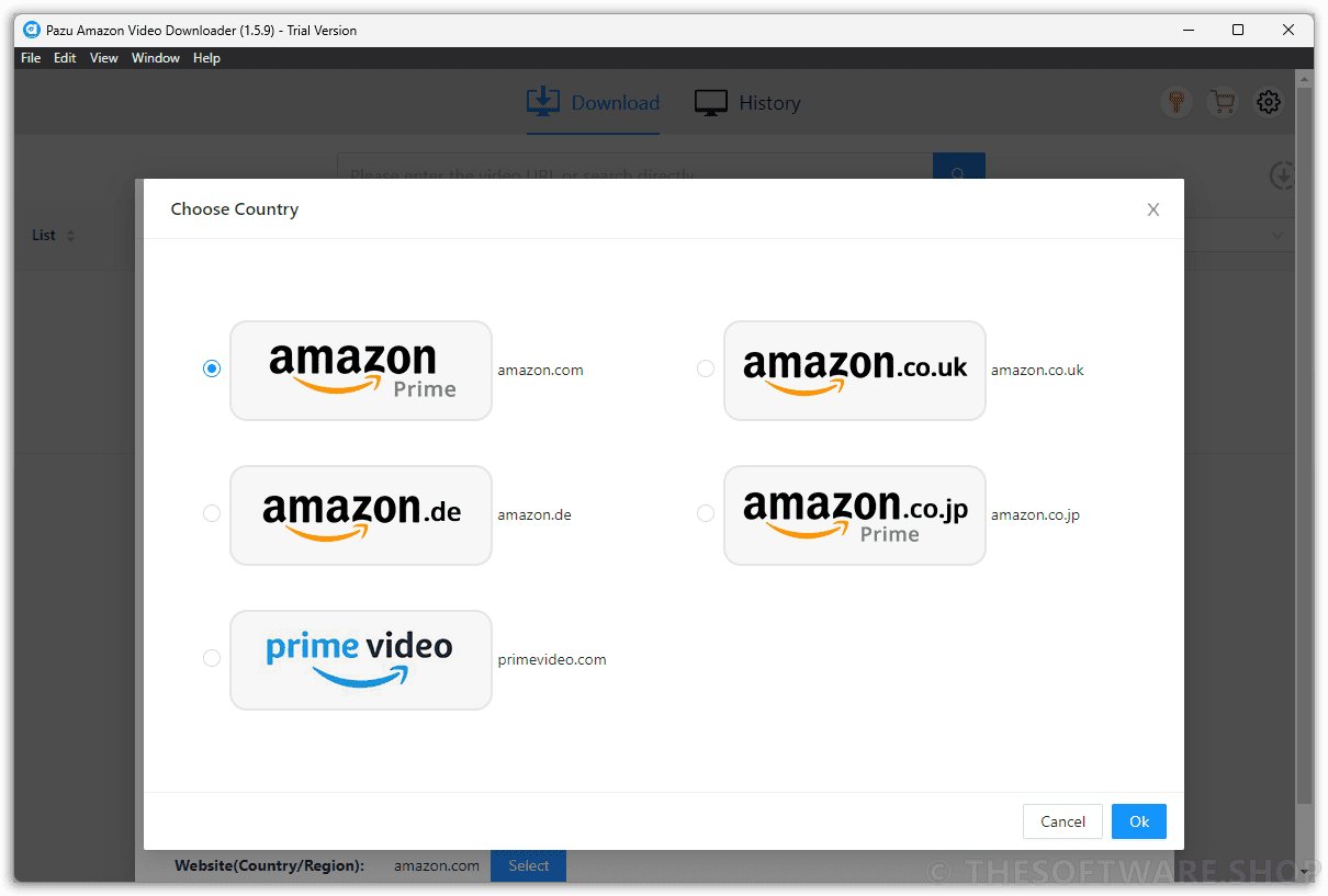 Pazu Amazon Video Downloader Screenshot