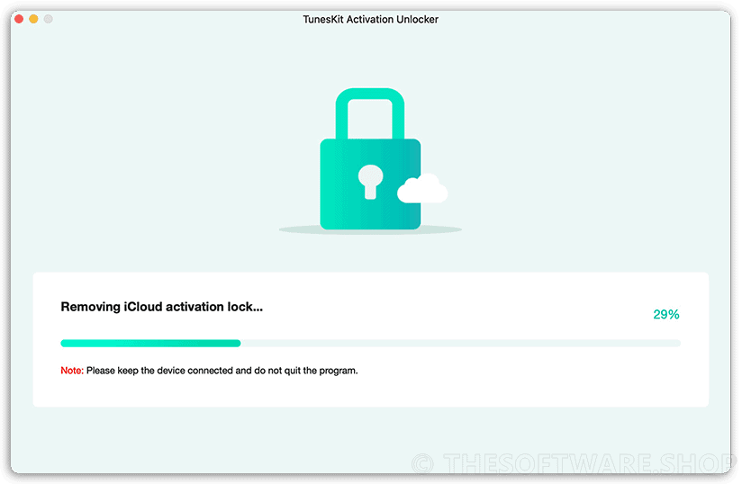 TunesKit Activation Unlocker - Removing