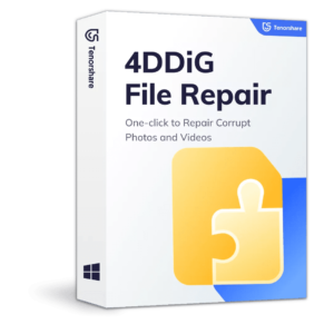 Tenorshare 4DDIG File Repair Review Download Discount Coupon Giveaway