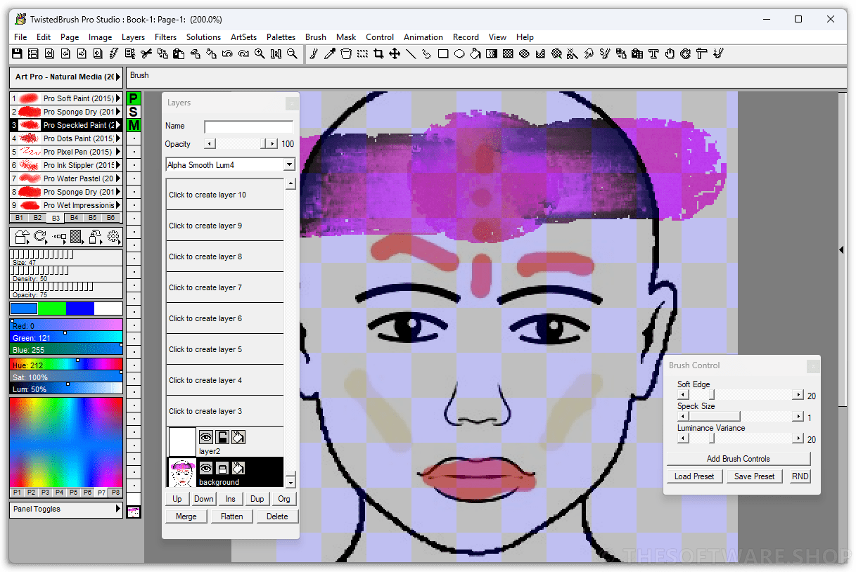 TwistedBrush Pro Studio Layer