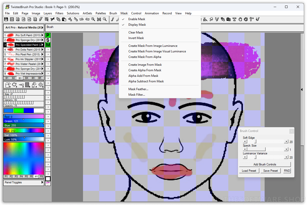 TwistedBrush Pro Studio Mask