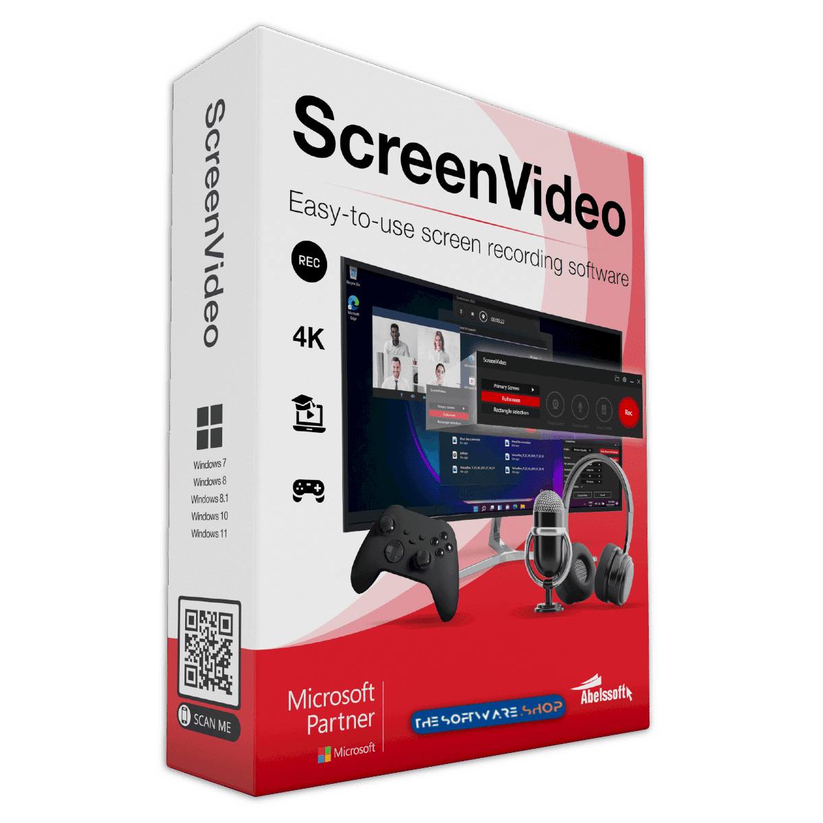 65% Off – ScreenVideo 2025: Full Version | Easy-to-use Screen Recorder Software – for Windows