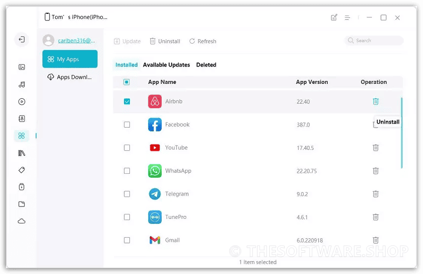 TenorShare iCareFone - iOS App Manager