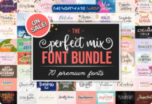 The Perfect Mix Font Bundle Discount Sale