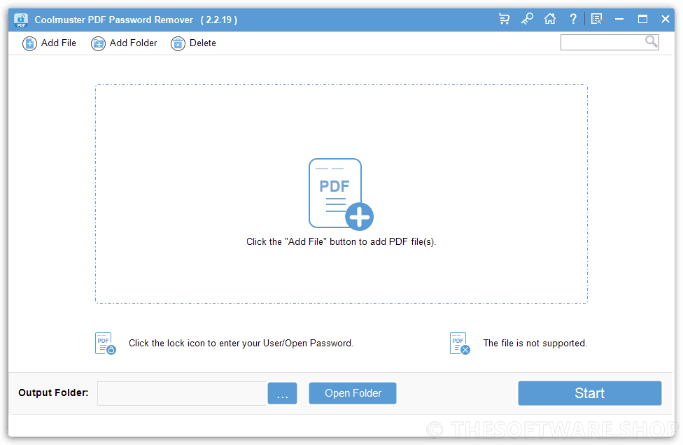 Coolmuster PDF Password Remover Screenshot