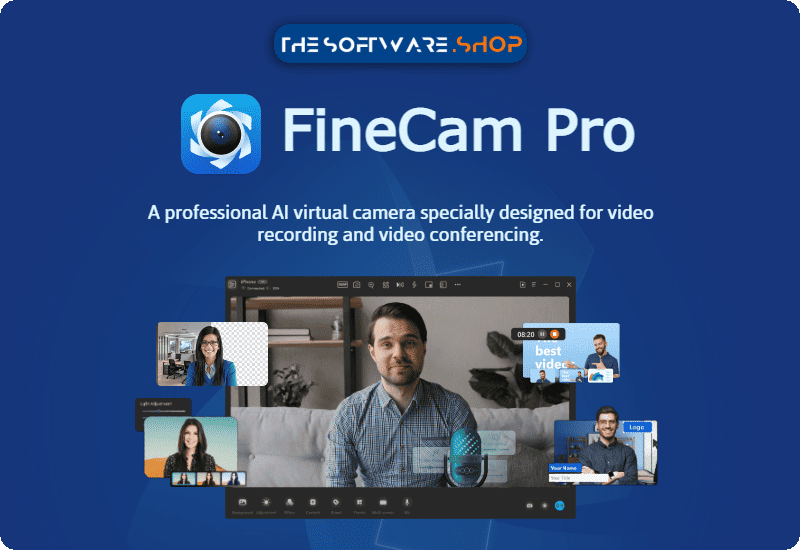 62% Off – FineCam Pro: Lifetime License | The Best AI Virtual Camera and Use Phone as Webcam – for Windows, Mac, iOS, Android