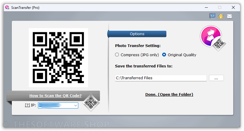 ScanTransfer Pro Client PC