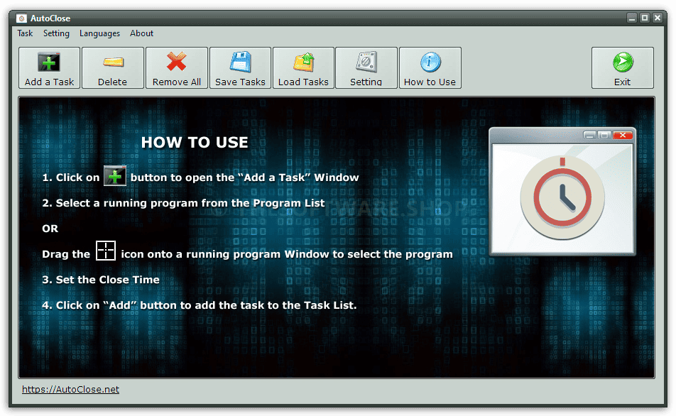 AutoClose Pro - Screenshot