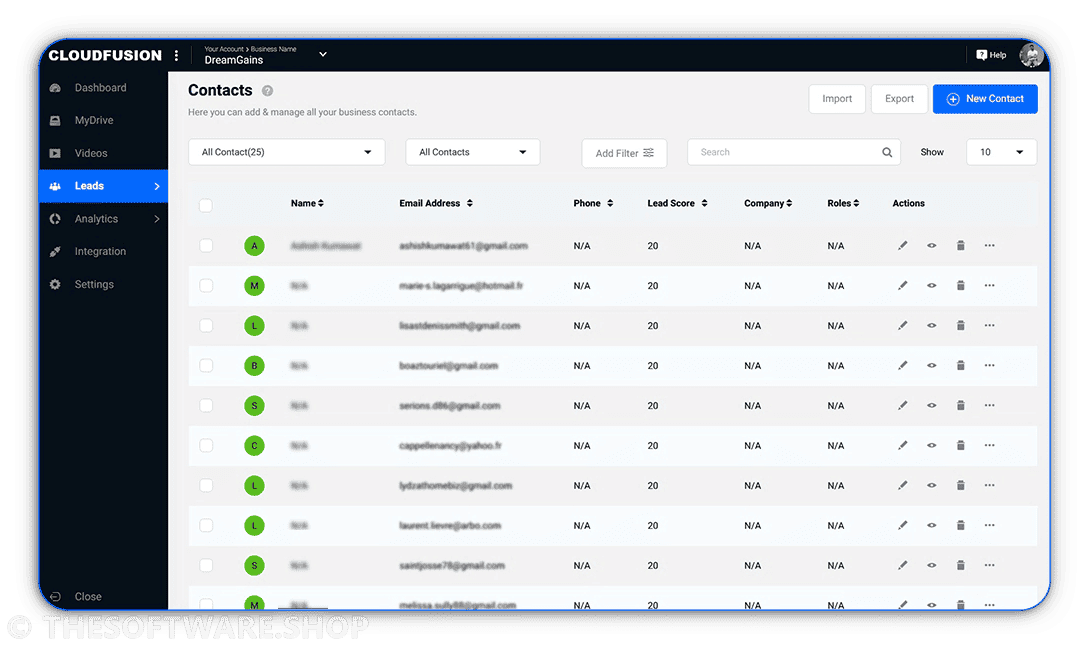 CloudFusion Leads