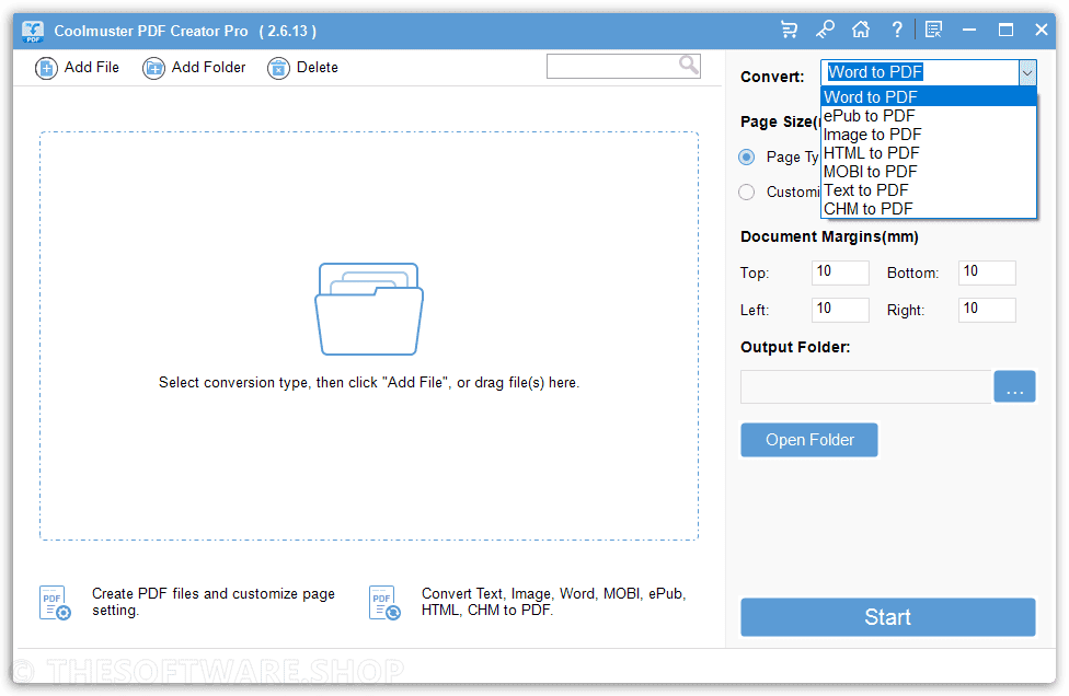 Coolmuster PDF Creator Pro - Convert Mode