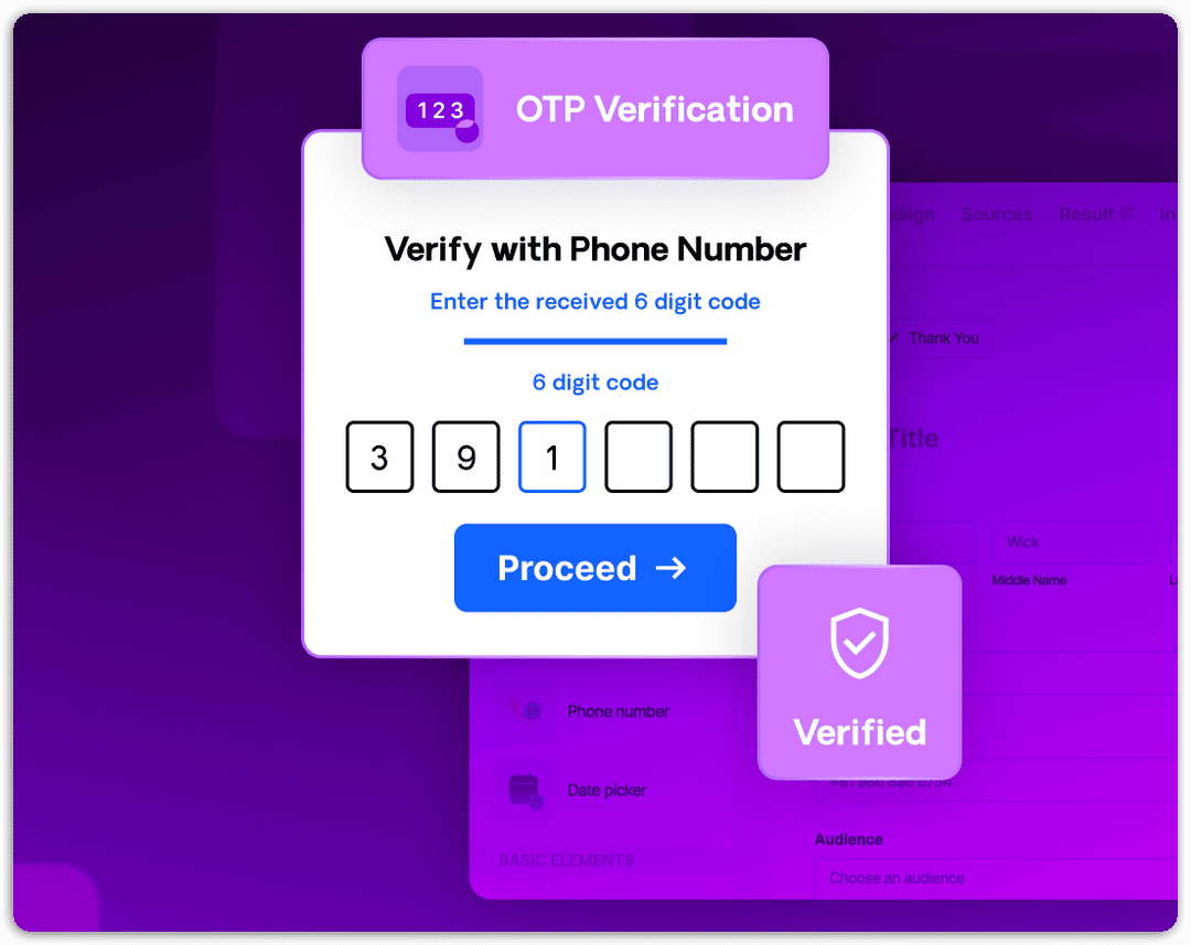 MakeForms OTP Verification