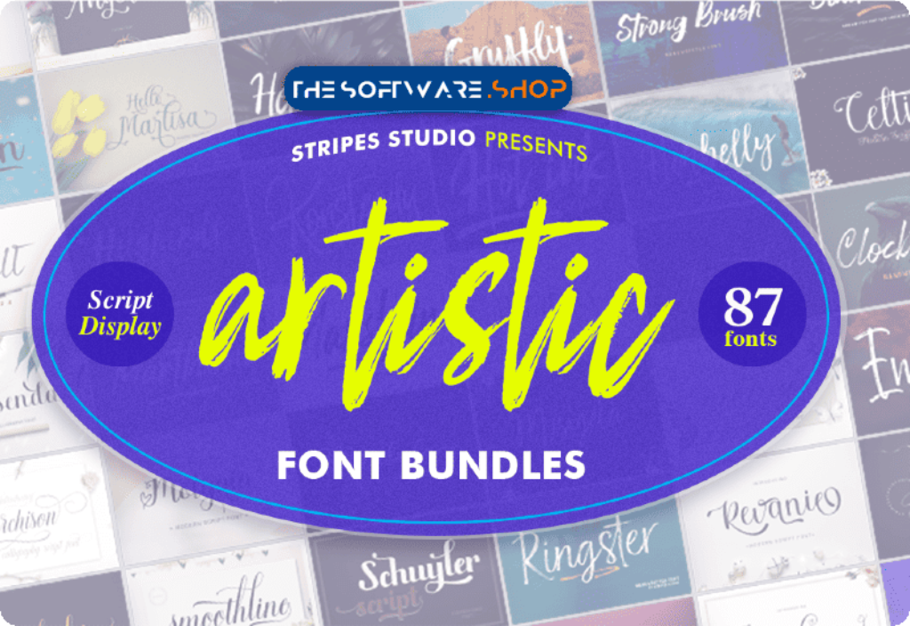 MyFonts Artistic Font Bundles Review Downlaod Discount Sale