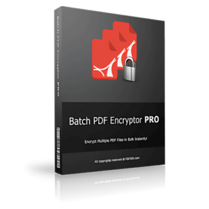 Batch PDF Encryptor PRO Free License Code Giveaway