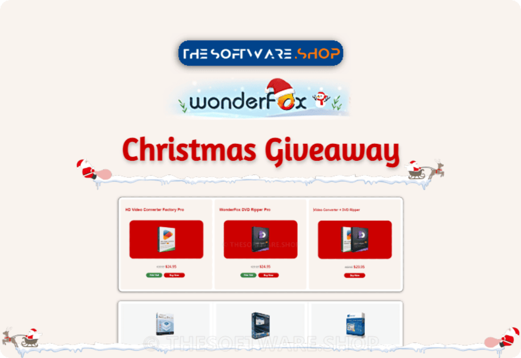 WonderFox Christmas Giveaway Free Licensed Software