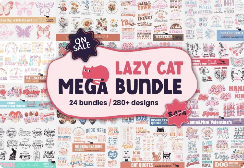 Lazy Cat Mega Bundle Discount Sale