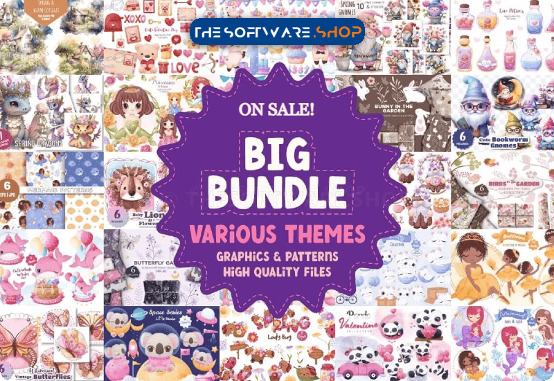 The Ultimate Cute Clipart Patterns Bundle Download Sale