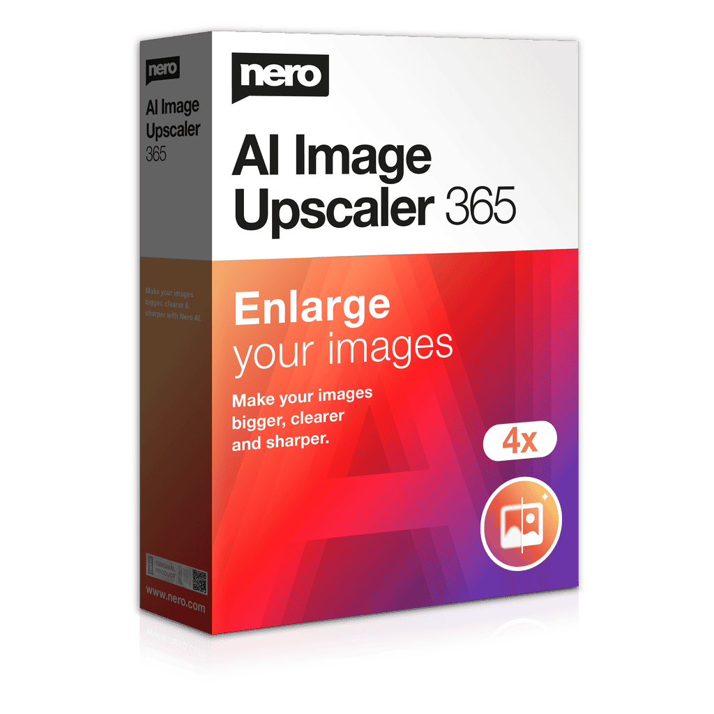 50% Off – Nero AI Image Upscaler: 1-year Subscription | AI-powered Photo Enlarger Software – for Windows