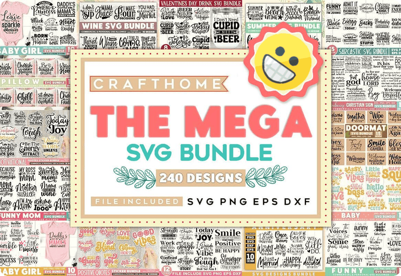 The Mega SVG Bundle Download Sale