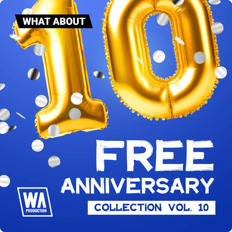 Audio Plugin Giveaway – W.A. Production’s Anniversary Collection Vol. 10: Free Over 7 GB of Content (Uncompressed), Loops, Synth, FX, MIDI, Etc