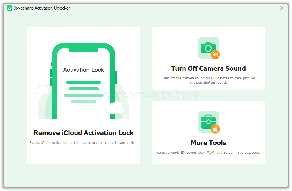 Joyoshare Activation Unlocker Main Interface