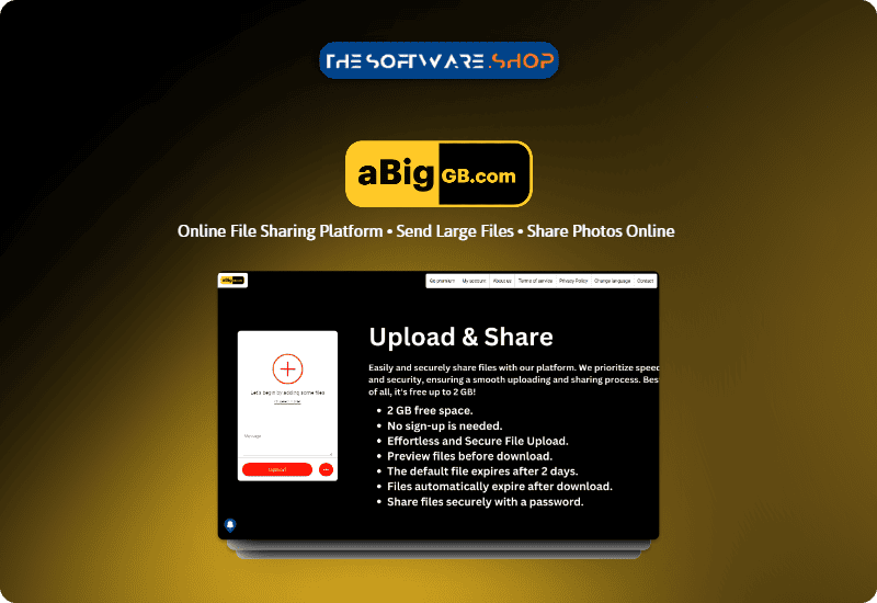70% Off – aBigGB: Lifetime Access | The Ultimate Online File Sharing Platform