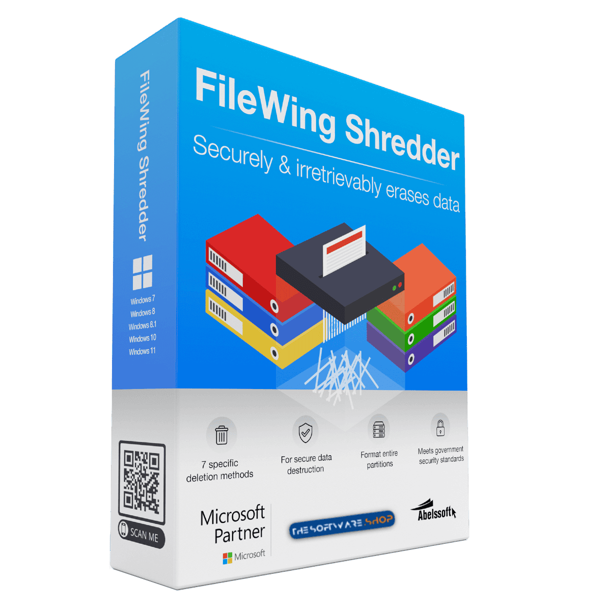 50% Off – FileWing Shredder Pro: Full Version | Secure and Irretrievable Data Deletion Software – for Windows