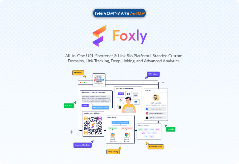 92% Off – Foxly Pro: Lifetime Access | All-in-One Branded URL Shortener, Link Bio & Advanced Analytics