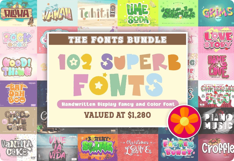 Superb Fonts Bundle Review Coupon Commercial Download