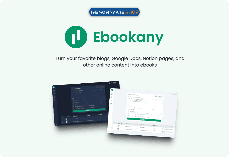 91% Off – Ebookany: Lifetime Access | Instant Web Content-to-Ebook Conversion Platform