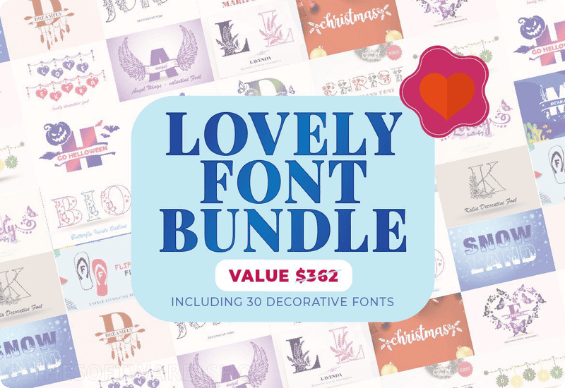 Lovely Font Bundle Vol 02 Review Download Sale