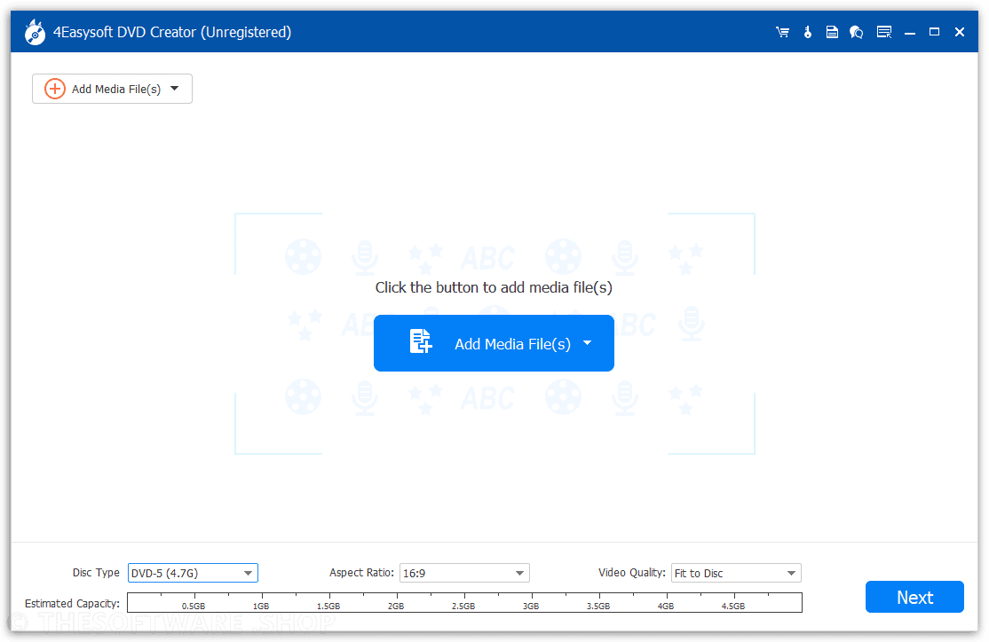 4Easysoft DVD Creator Interface Screenshot