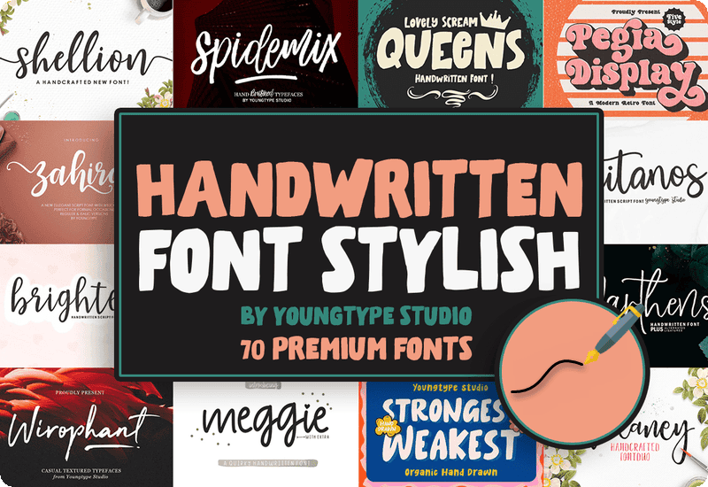 Handwritten-Stylish-Font-Bundle-Review-Download-Sale.png