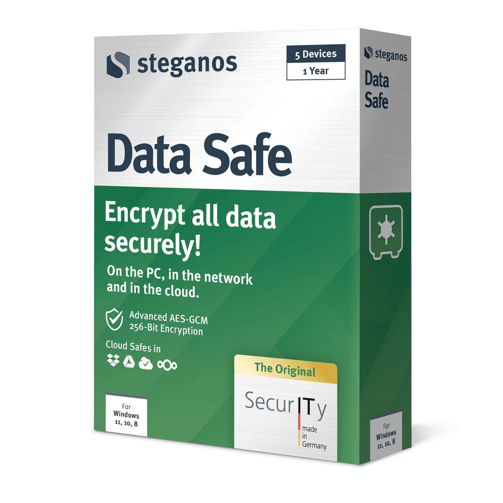 50% Off – Steganos Data Safe: 5 Devices, 1 Year License | The Best Data Encryption Software – for Windows