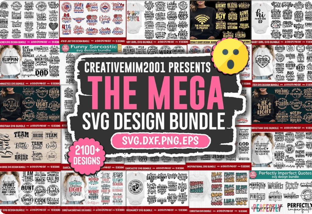 The Mega SVG Bundle creativemim2001 Sale Download