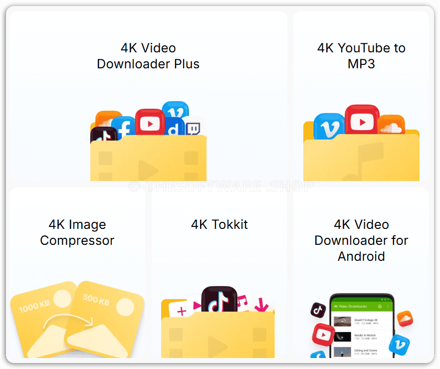 4K Download Bundle Plus Software Applications