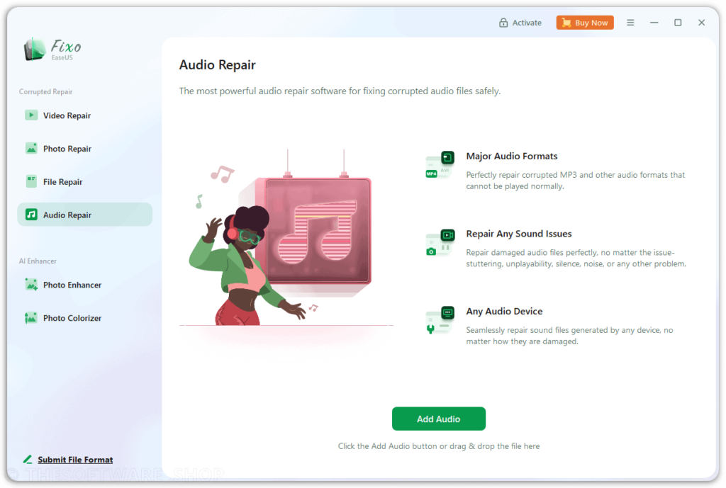 EaseUS Fixo Pro - Audio Repair